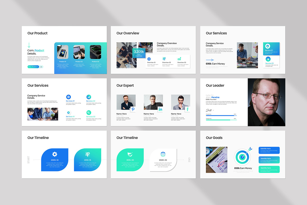 Company Profile Presentation, a Presentation Template by evgenystudio (Photo 7 of 8)