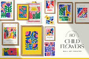 Child Flowers | Wall Art Creator, an Object Graphic by Leleka.Store (Thumbnail 1 of 16)
