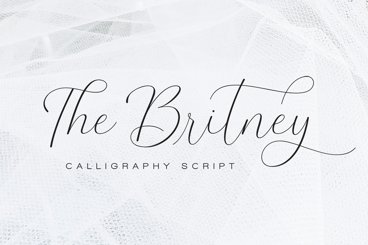The Britney - Elegant Script Font