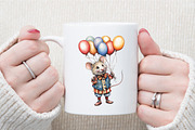 Watercolor Vintage Circus Party Anim, an Illustration by Sublimation Artist (Thumbnail 5 of 6)