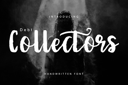 Debt Collectors, a Script Font by MSG Studio