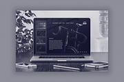 MacBook Front View Mockups, a Mac Mockup by Mockups & Illustrations (Thumbnail 5 of 11)