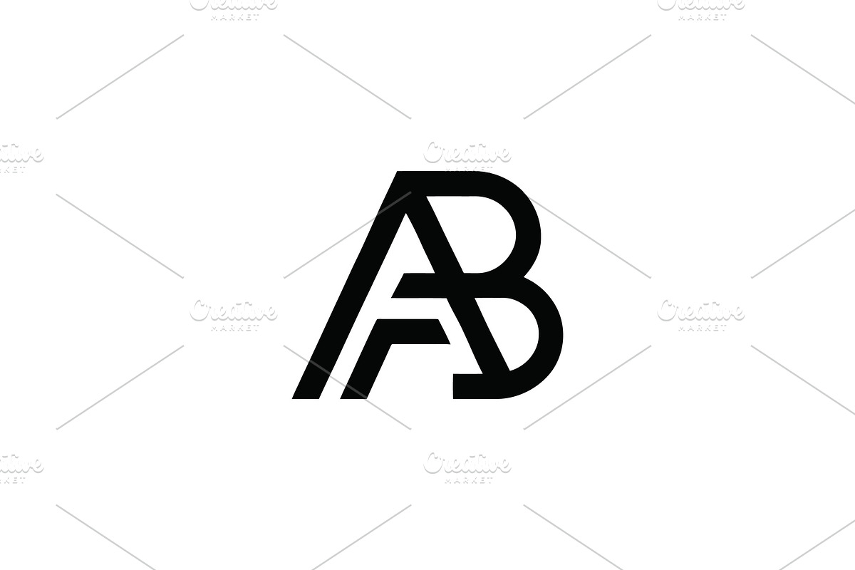 AB Lettermark Logo Design, a Branding & Logo Template by Vectorium Studio (Photo 2 of 2)