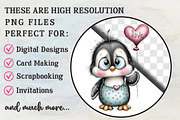 Cute Valentine Companions Watercolor, an Illustration by RobertsArt (Thumbnail 5 of 7)