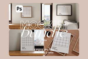 Wall Art Mockup Bundle TALIA