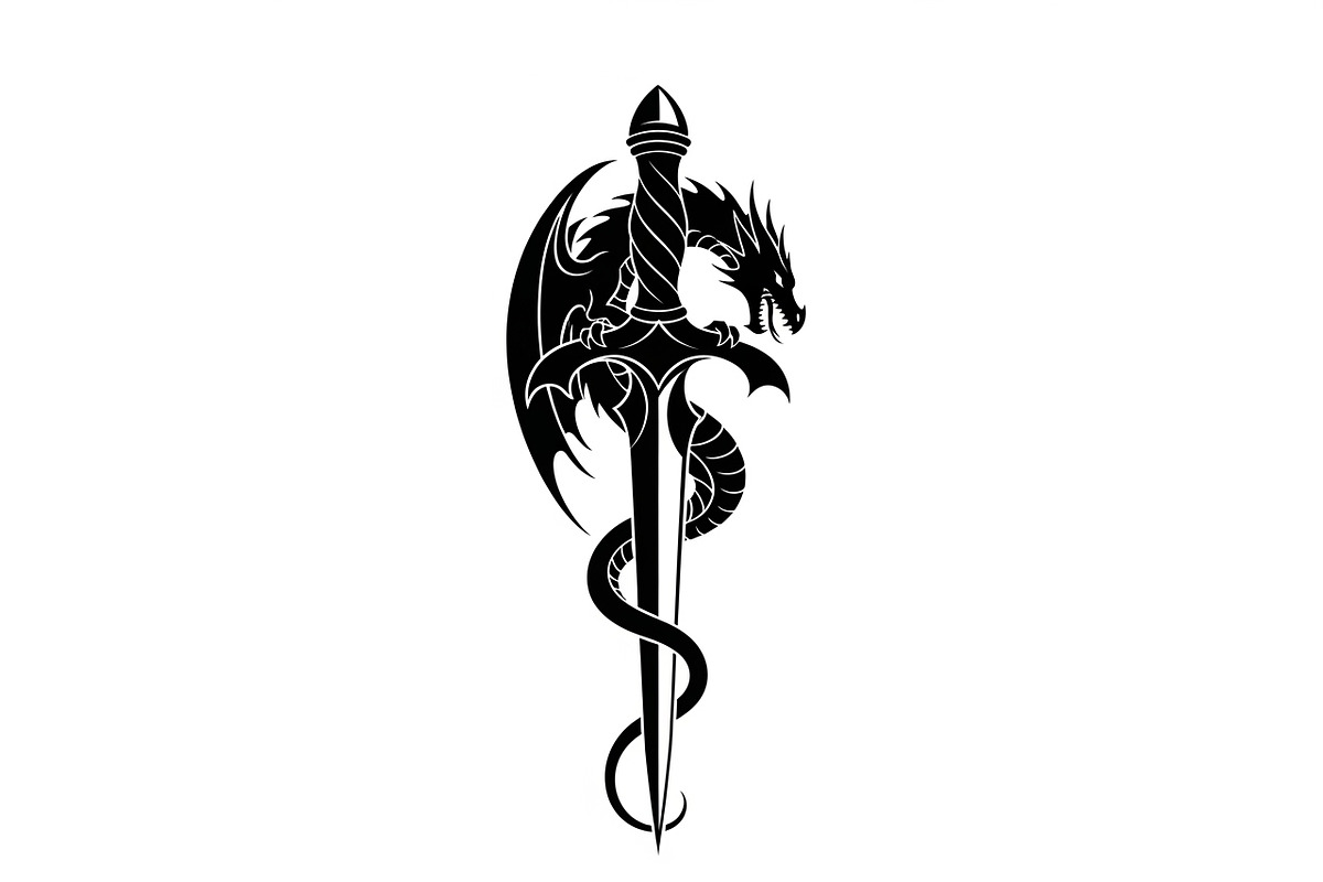 Dragon Sword Bundle, an Illustration by Designs_River (Photo 5 of 31)