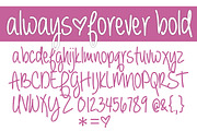 Always Forever Font Family, a Script Font by Brittney Murphy Design (Thumbnail 3 of 4)
