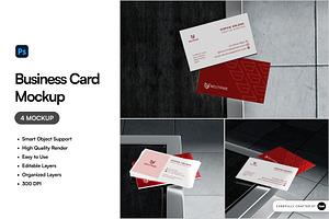 Business Card Mockup, an Advertising Mockup by SLAB! Design