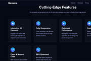 Nexues – 3D Landing Page, a Landing Page Template by Modern Templates Studios (Thumbnail 2 of 7)