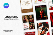 LOVERGIRL | Email Templates (Canva), a Templates & Theme by BossyByNature Designs (Thumbnail 2 of 5)
