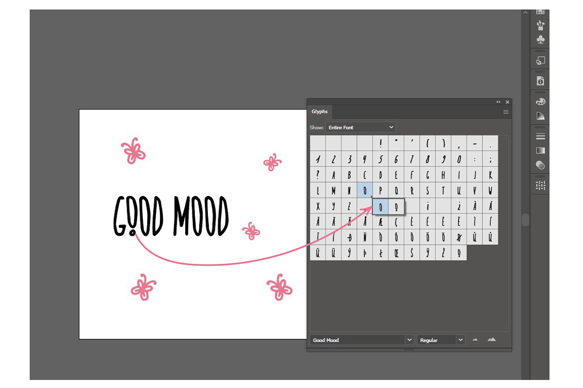 GOOD MOOD handwritten font, a Sans Serif Font by PudraART (Photo 4 of 5)