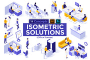 Isometric Solutions Mini. Part 10, a Templates & Theme by Andrew Kras Design (Thumbnail 1 of 16)