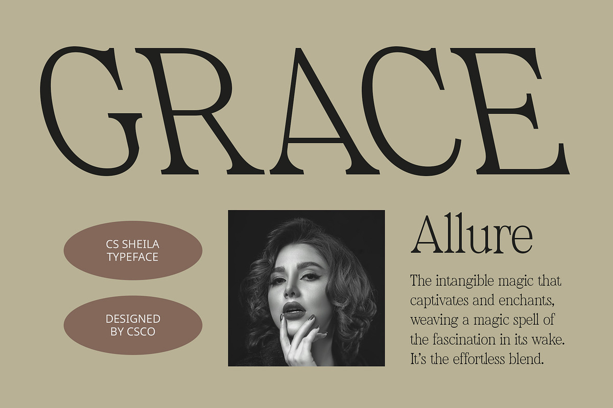 CS Sheila – Classic Font, a Serif Font by Craft Supply Co. (Photo 2 of 8)