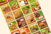 Food Instagram Templates for Canva, a Social Media Template by Sakura Digitals (Thumbnail 4 of 8)