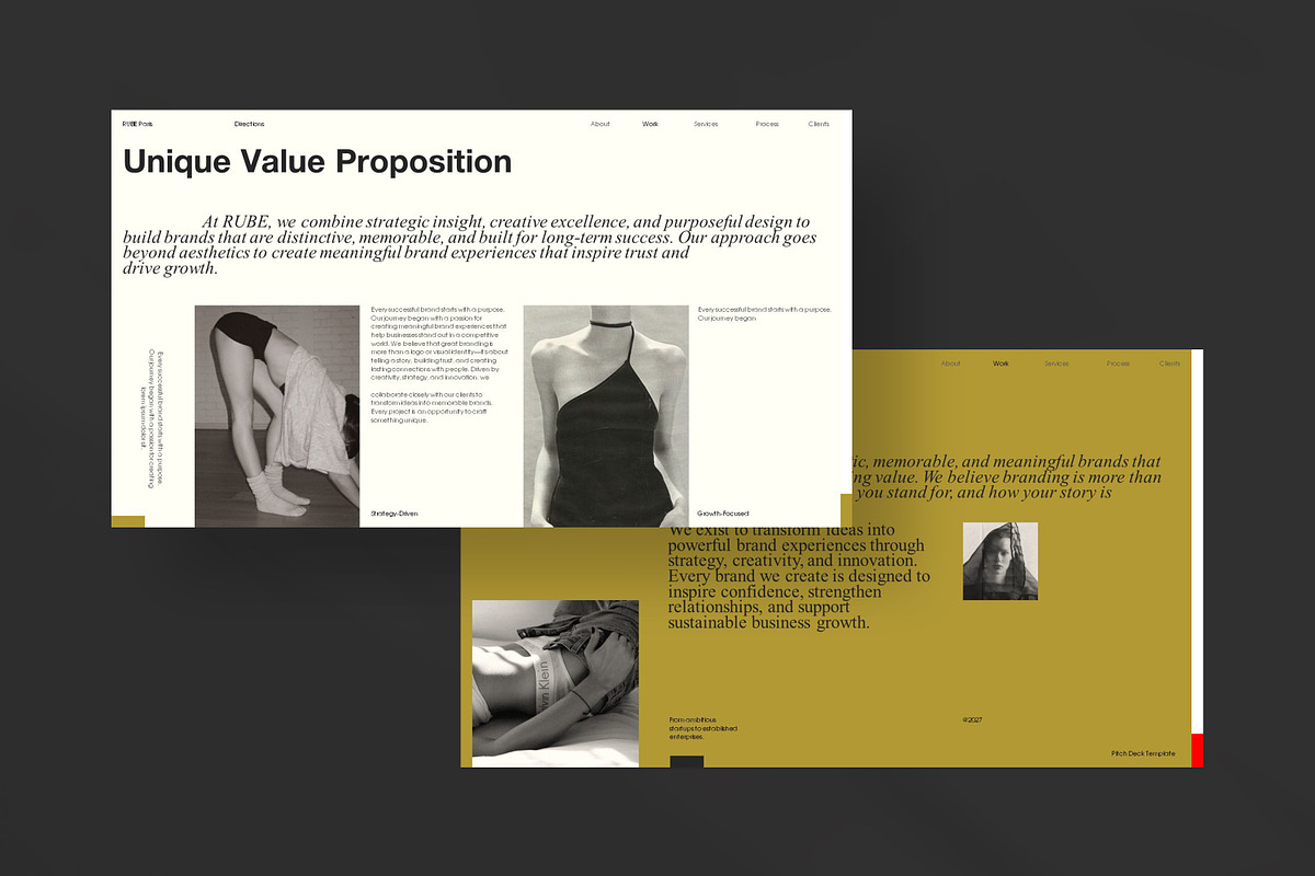 RUBE - Pitch Deck Presentation, a Presentation Template by CreativexGenius (Photo 5 of 10)