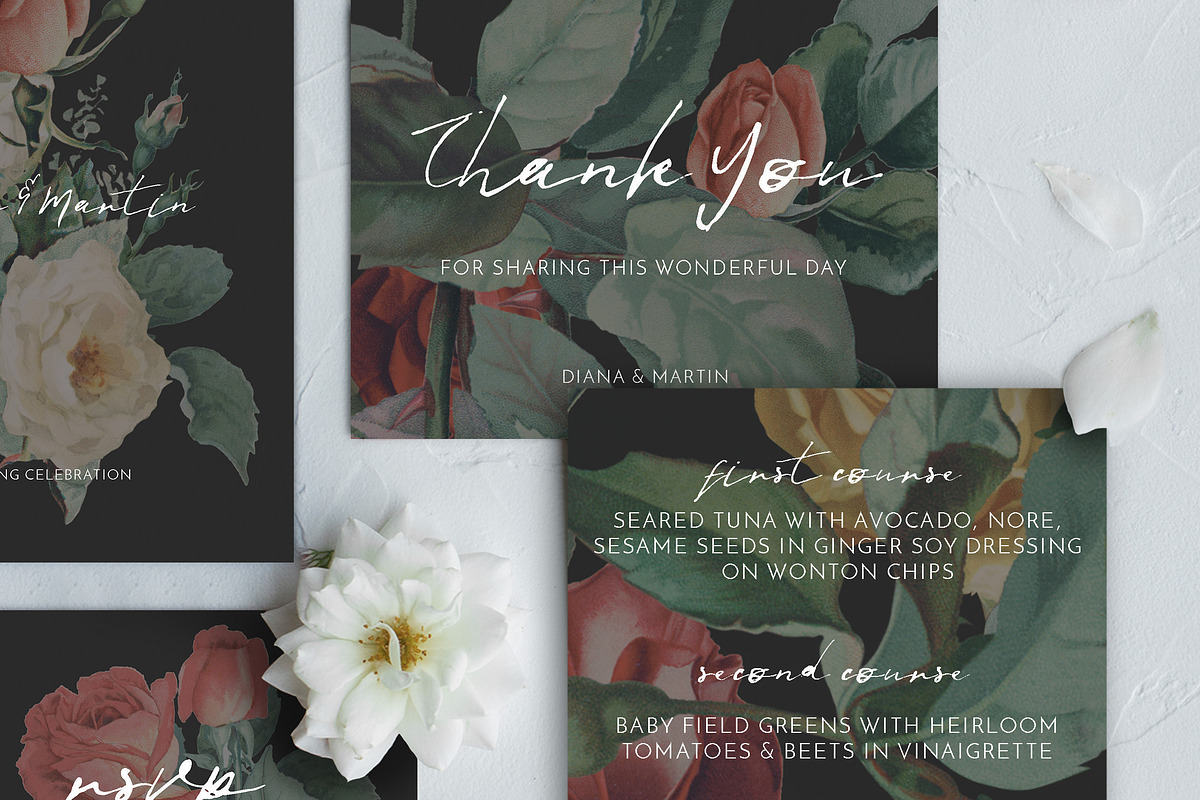 Modern English Garden Wedding Suite, an Invitation Template by BlueRobinDesignShop (Photo 3 of 7)