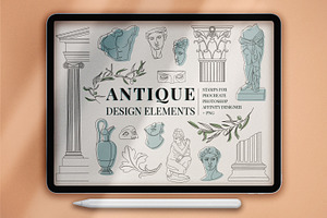 61 Procreate Antique Stamps
