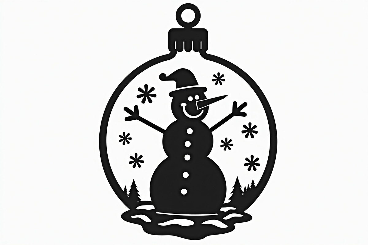 Christmas Ornament Laser Cut Bundle, a Graphic by Creativeshirt (Photo 16 of 16)