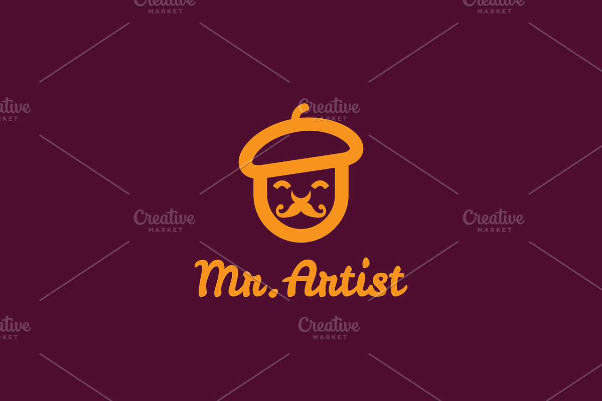 Mr Artist - Mascot Logo, a Branding & Logo Template by ashenterprise (Photo 3 of 3)