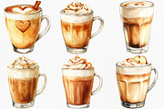 Thanksgiving Coffee Latte Clipart, an Illustration by Canvas Craft (Thumbnail 4 of 8)