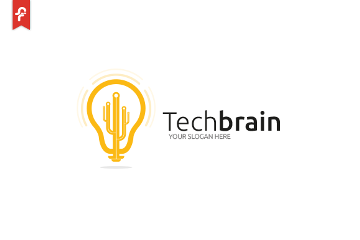 Tech Brain Logo, a Branding & Logo Template by ft.studio