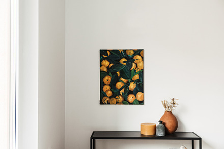 Oil painting on the wall, an Arts & Entertainment Photo by Floral Deco