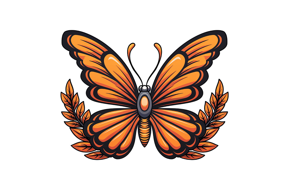 Stunning Butterfly with Intricate, an Animal Illustration by Ghagra (Photo 2 of 3)