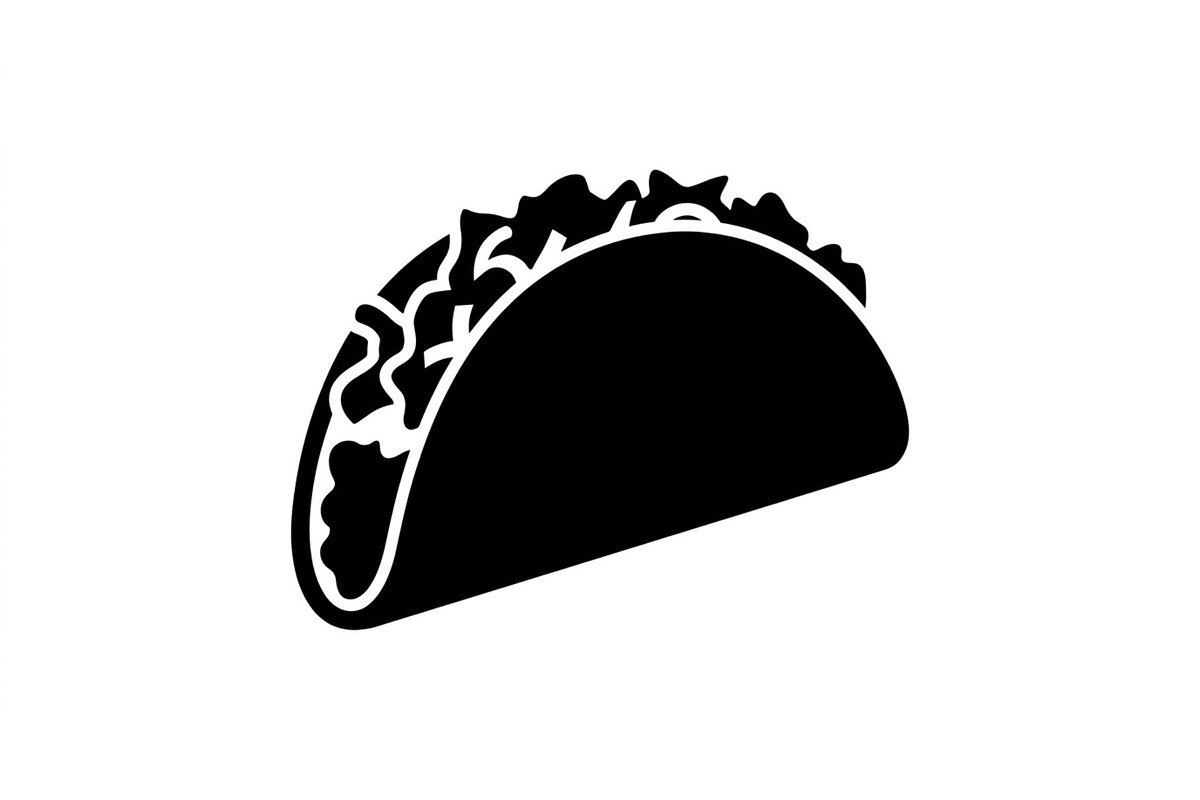 Stuffed Taco Silhouette Collection, an Object Graphic by Designer_Momina (Photo 3 of 3)