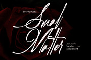 Smal Matter Classic Handwritten Font, a Script Font by Maulana Creative (Thumbnail 1 of 7)
