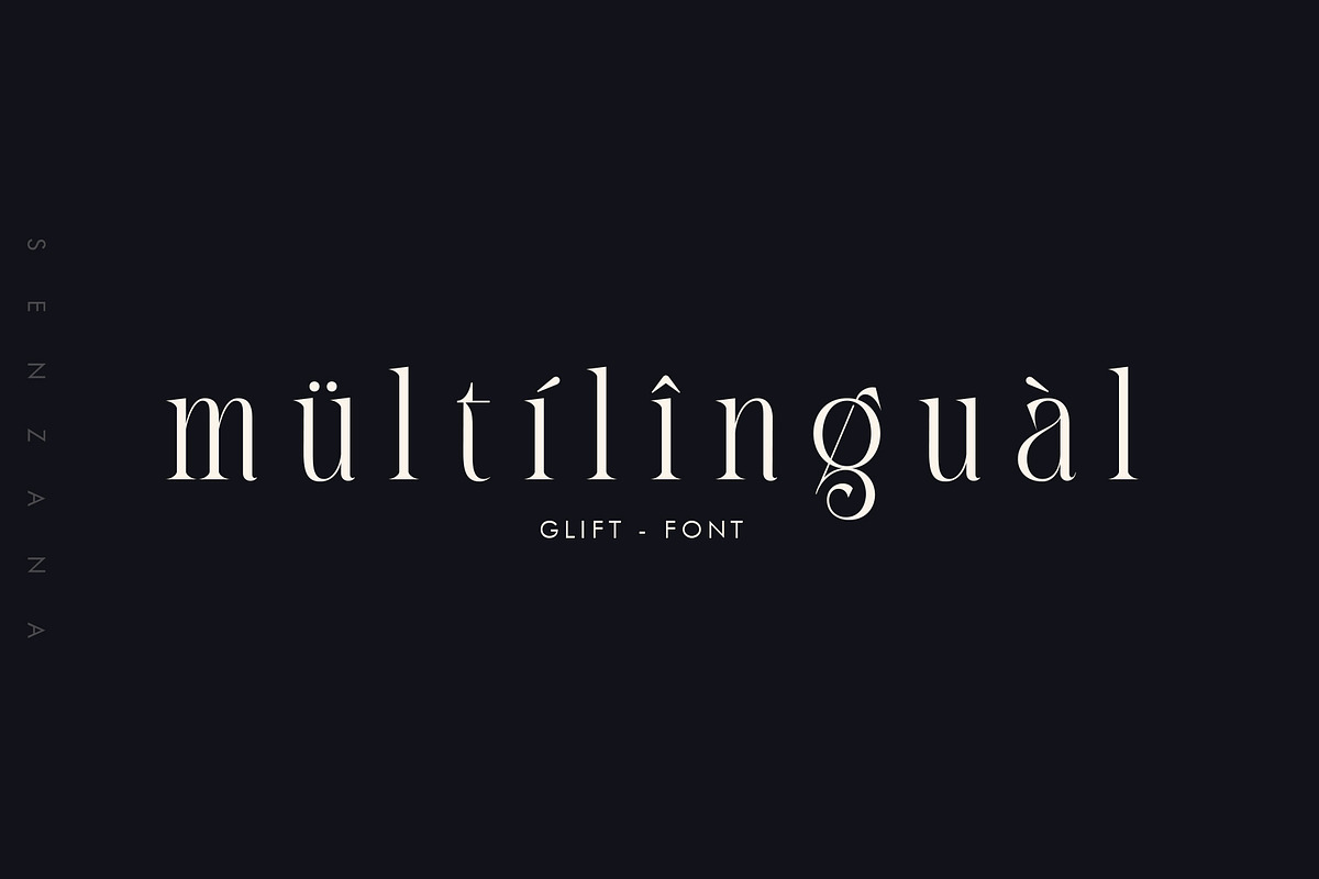 glift font, a Serif Font by senzana (Photo 10 of 10)