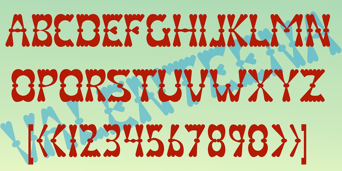 Valenteena, a Font by Ingrimayne Type (Photo 2 of 6)