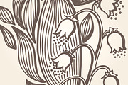 Vintage GARDEN for coloring pages, a Decorative Illustration by ekaart (Thumbnail 6 of 10)