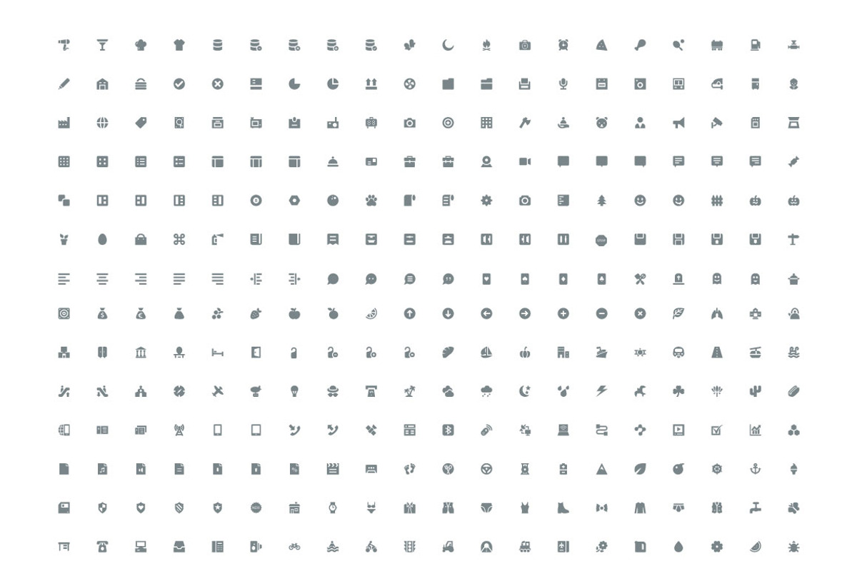 1000 Mini Vector Icons, an Outline Icon by Creative Stall (Photo 2 of 4)