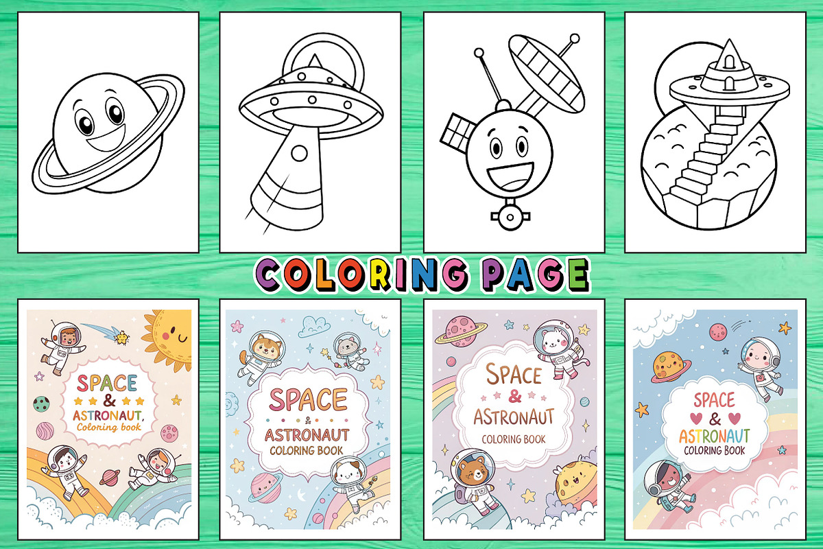 Space & Astronaut Coloring Pages, an Arts & Entertainment Photo by Wow Magic (Photo 1 of 3)