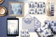 Snowy Forest Trees & Branches, an Object Graphic by Jeanna Draw (Thumbnail 9 of 11)