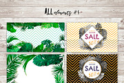 Tropical Life (vector + PSD,PNG), a Decorative Illustration by Gluiki (Thumbnail 10 of 10)