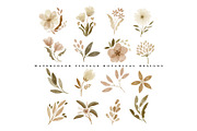 watercolor vintage botanical flowers, an Illustration by beatriceviyiwi (Thumbnail 10 of 10)