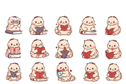 Valentines Day Stickers Pack I PNG, an Object Graphic by S Graphic Studio (Thumbnail 3 of 6)