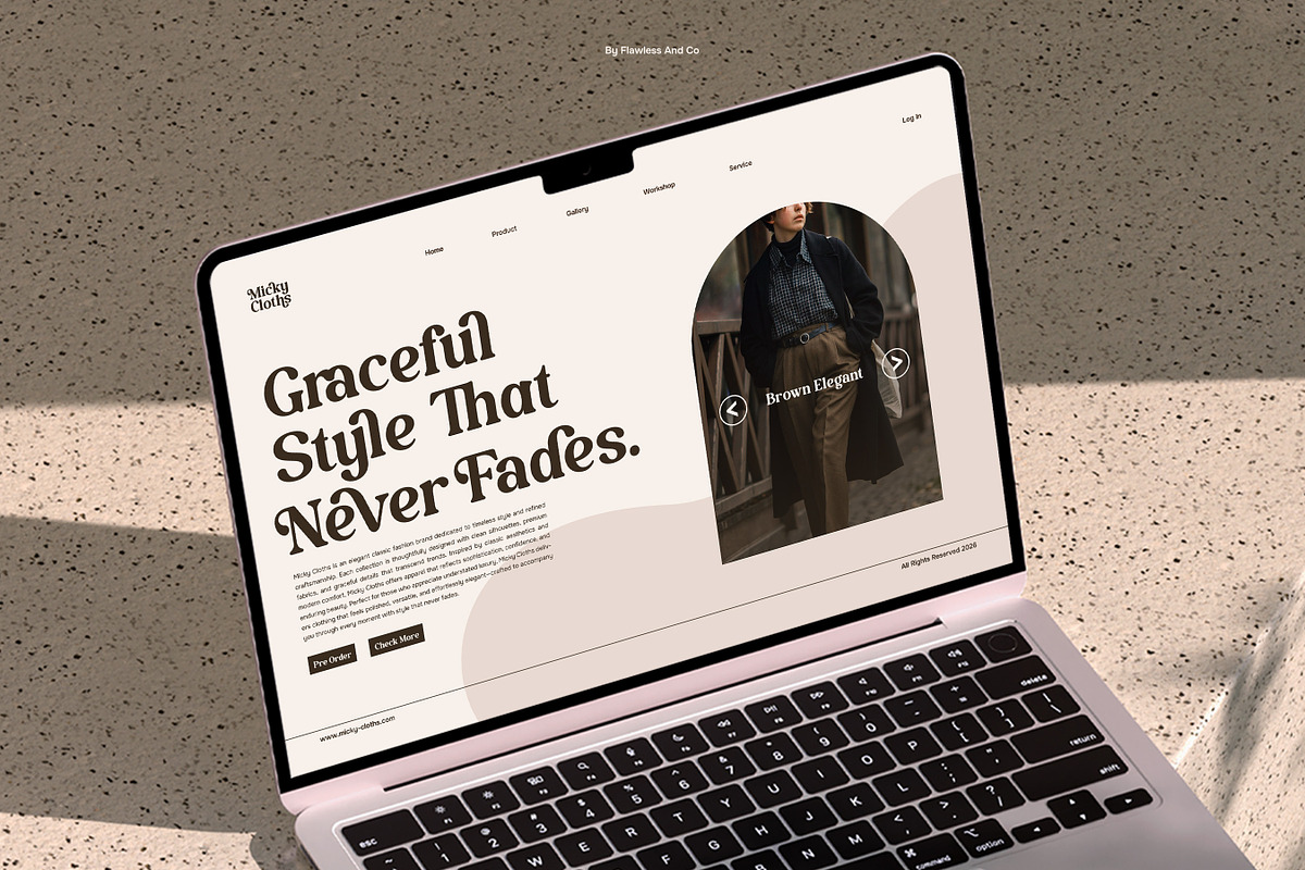 Adivera - Retro Serif Font, a Serif Font by Flawless And Co (Photo 6 of 10)
