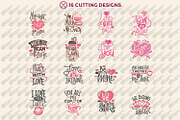 Valentine's Day Quote Cutting File, an Illustration by defarmerdesign (Thumbnail 2 of 5)