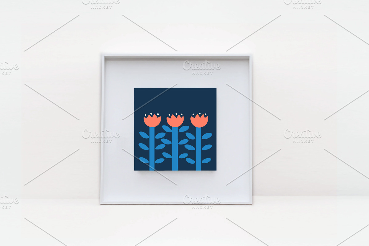 Floral Patterns Set, a Decorative Illustration by DikayaMiau (Photo 5 of 8)