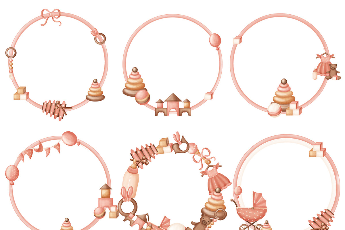 NEWBORN baby illustration & patterns, an Animal Illustration by Linerisyart (Photo 11 of 16)