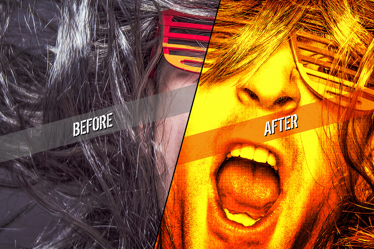 Punk & Grunge | Photoshop Actions, an Action Add-On by Riccardo Anelli (Photo 2 of 5)