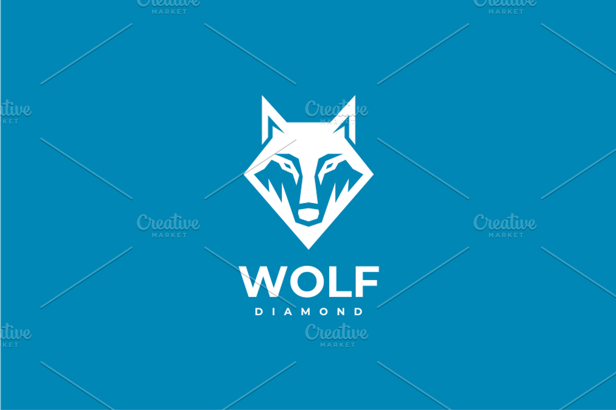 Wolf Diamond Logo, a Branding & Logo Template by yopie (Photo 2 of 3)