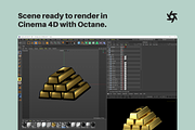 3D Icons / Finance (Cinema4D + OBJ), a 3D by ARKI (Thumbnail 5 of 6)