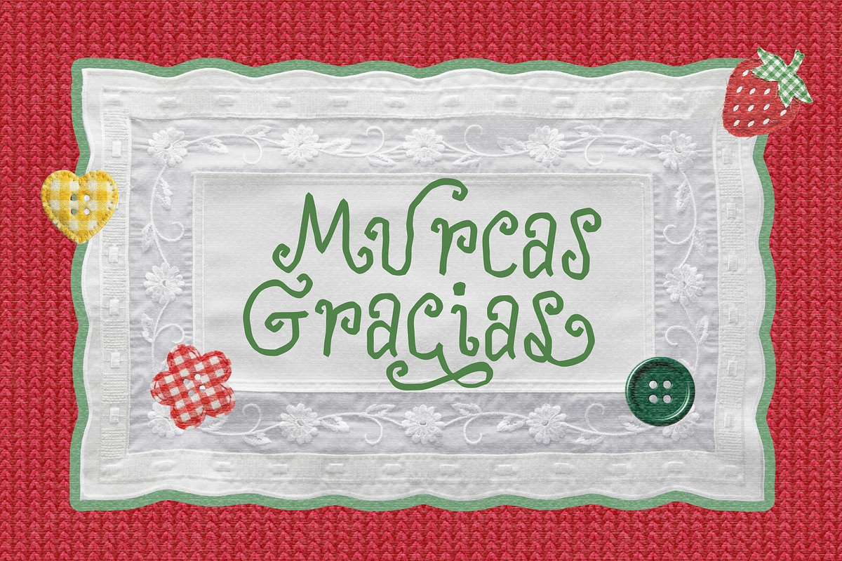Amore House Curly Handwriting, a Handwritten Font by Sloulyfe (Photo 9 of 9)
