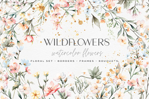 Watercolor Wildflowers