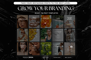 Luxury IV Therapy Instagram Posts, a Social Media Template by design4social (Thumbnail 1 of 8)