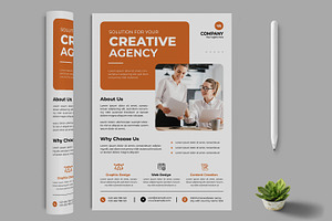Business Flyer Template, a Flyer Template by MightyDesign