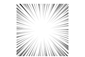 Radial speed lines., an Illustration by Tanysl